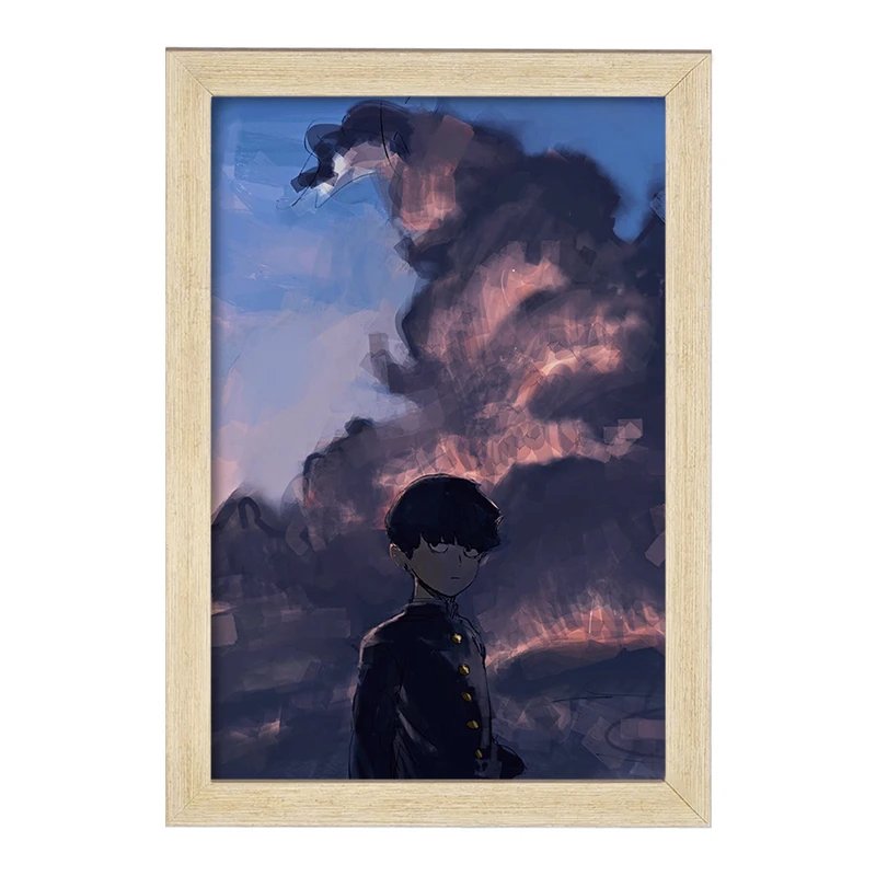 تابلو خندالو مدل شییکو انیمه موب سایکو Mob Psycho 100 کد 24439