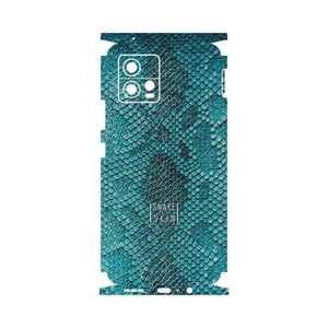 MAHOOT Blue Snake Skin-FullSkin Cover Sticker for Motorola Moto G72