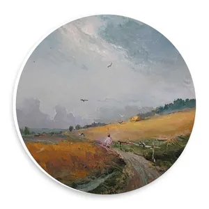  دیوارکوب طرح نقاشی جاده گندمزار مدل wtb1058