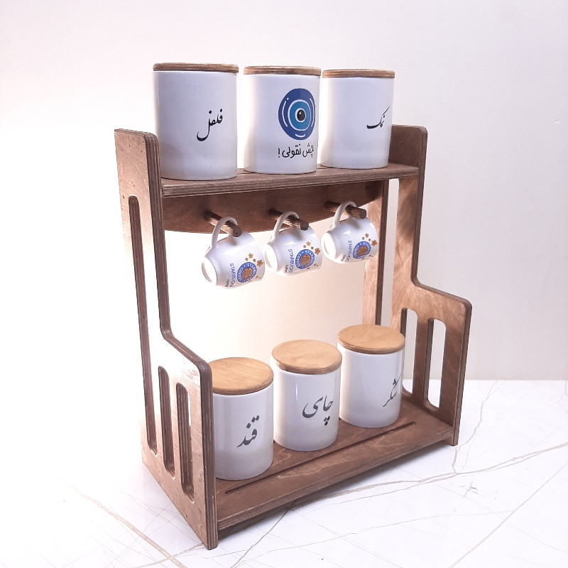 ست جا ادویه 10 پارچه کد GPCH1008