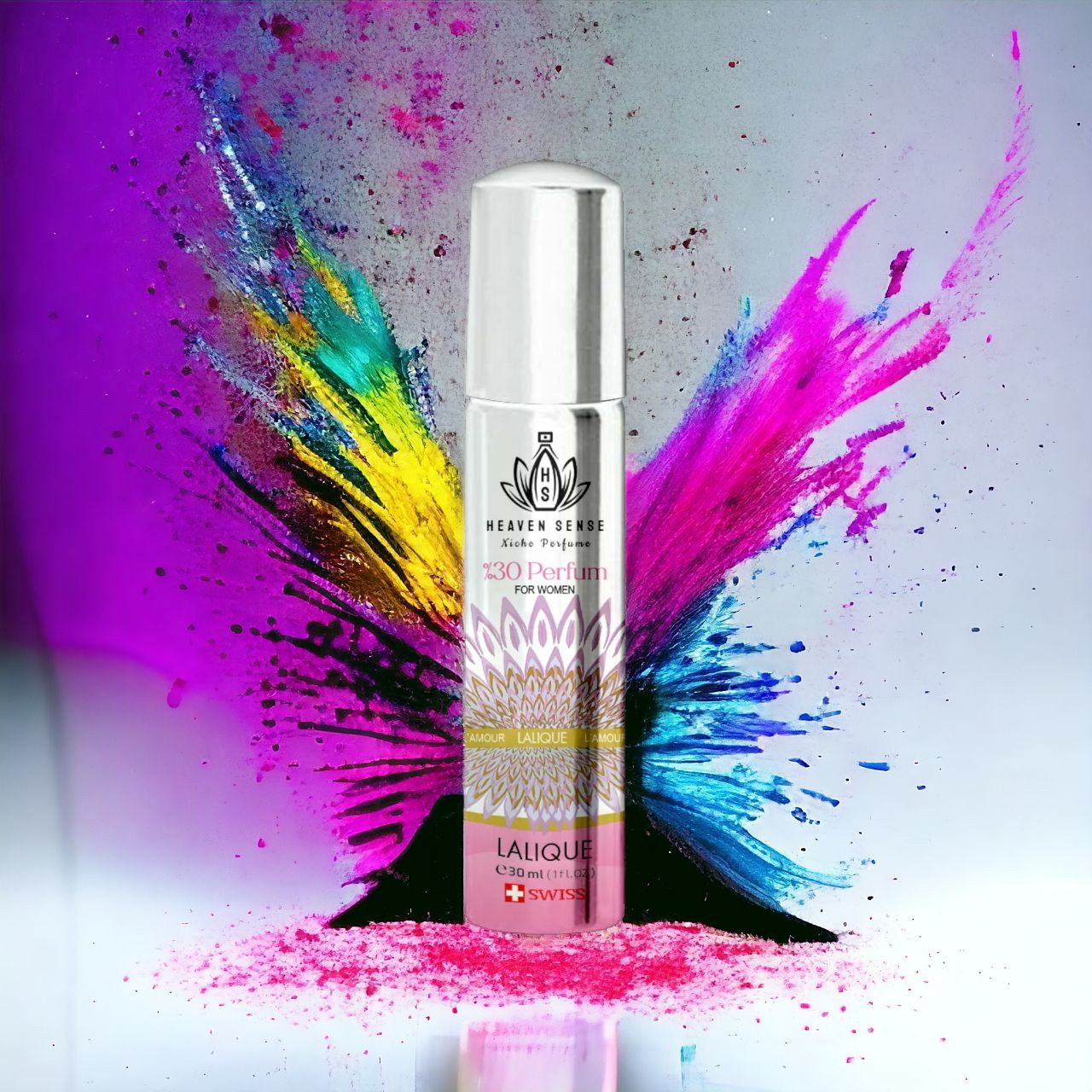 عطر جیبی زنانه هیون سنس مدل لالیک لامور حجم 30 میلی لیتر