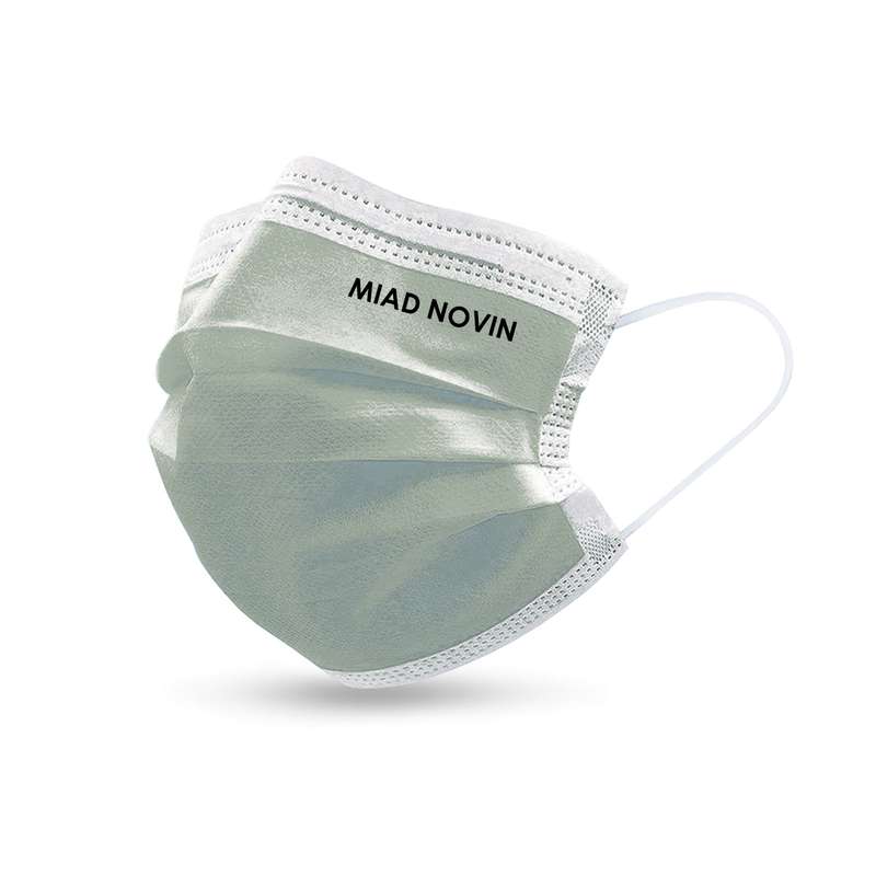ماسک تنفسی میعاد نوین مدل سه لایه پرستاری بسته 1800 عددی