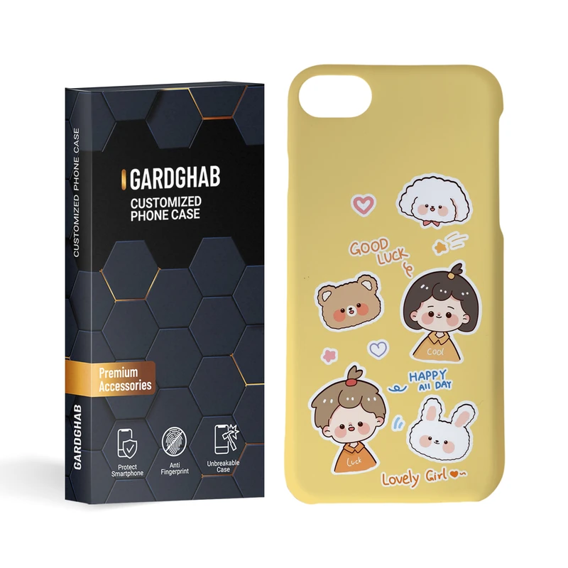 کاور گارد قاب مدل دخترانه مناسب برای گوشی موبایل اپل iphone 7 / 8 / se2020
