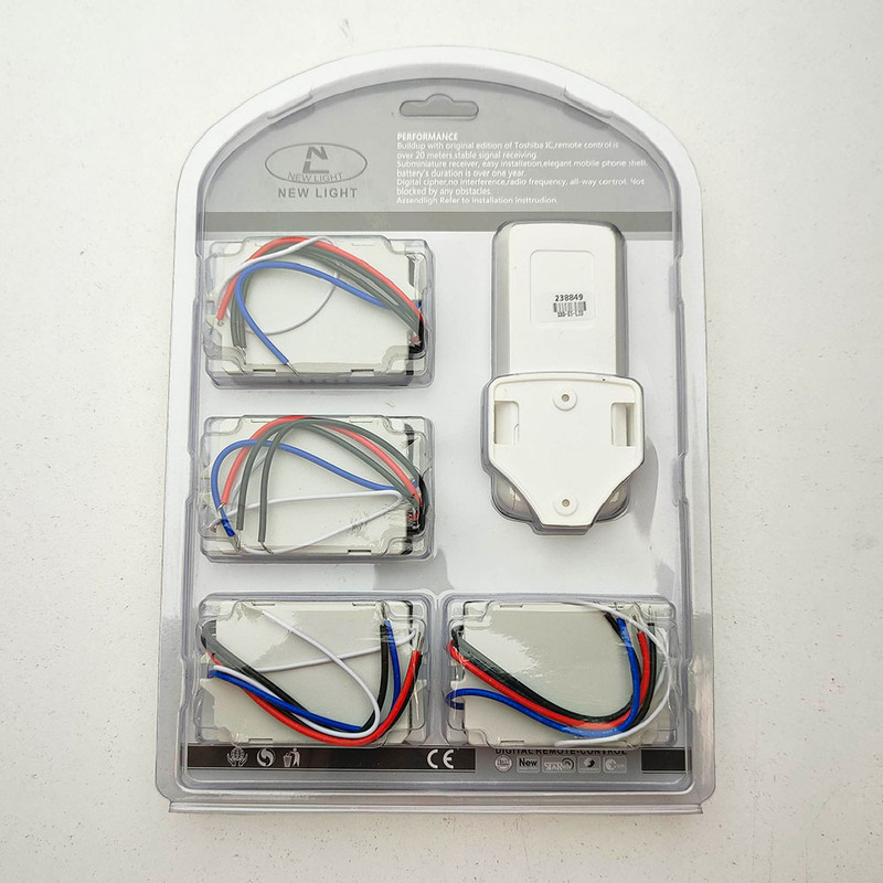 ریموت کنترل مدل 4 کانال گیرنده جدا