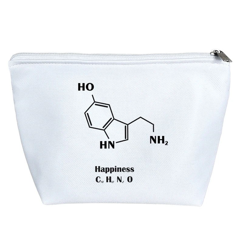 کیف لوازم آرایش دخترانه خندالو مدل فرمول شیمیایی شادی happiness کد 3038