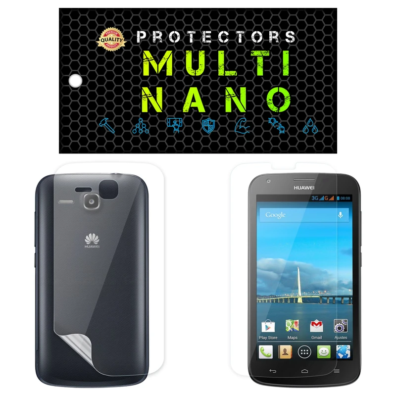 محافظ صفحه نمایش مولتی نانو مدل X-SFT مناسب برای گوشی موبایل هواوی Ascend Y600 به همراه محافظ پشت