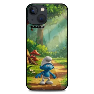 AKAM AMC-WA13M-SMURFS-7 Cover For Apple iPhone 13 Mini
