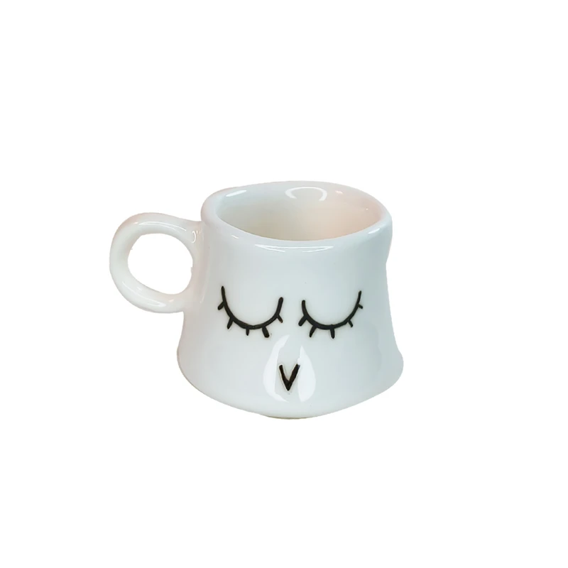  فنجان مدل اسپرسو خوری نقلی طرح پلک