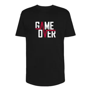 تی شرت لانگ مردانه مدل Game Over کد Sh053 رنگ مشکی