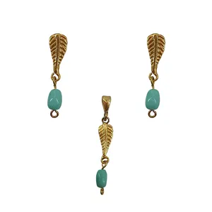 نیم ست نقره زنانه مدل فیروزه نیشابور کد zok-100052