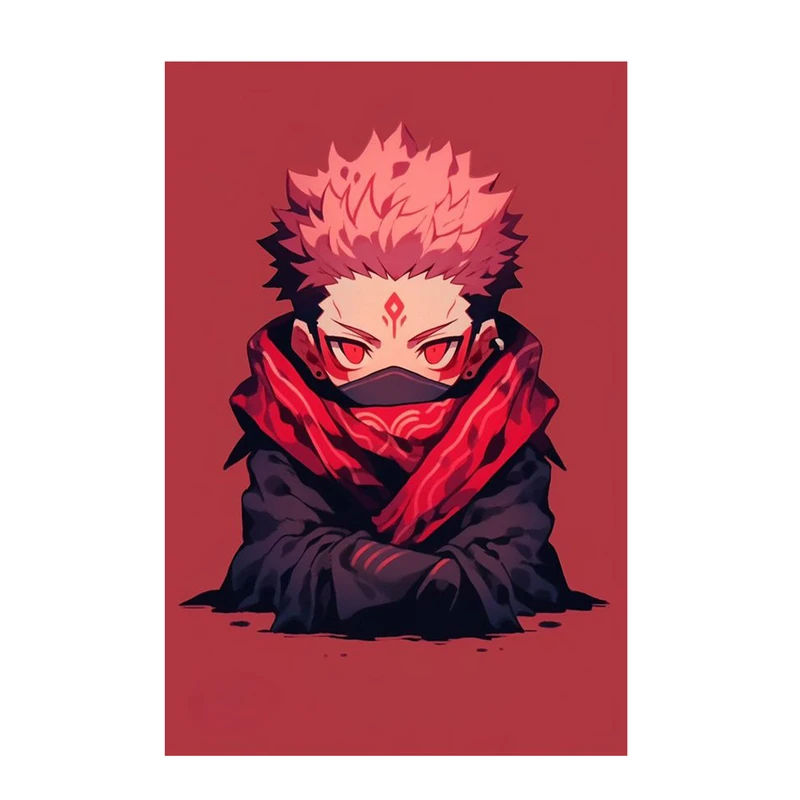 استیکر لپ تاپ و موبایل مدل انیمه طرح جوجوتسو کایسن ریومن سوکونا jujutsu kaisen ryomen sukuna کد 632