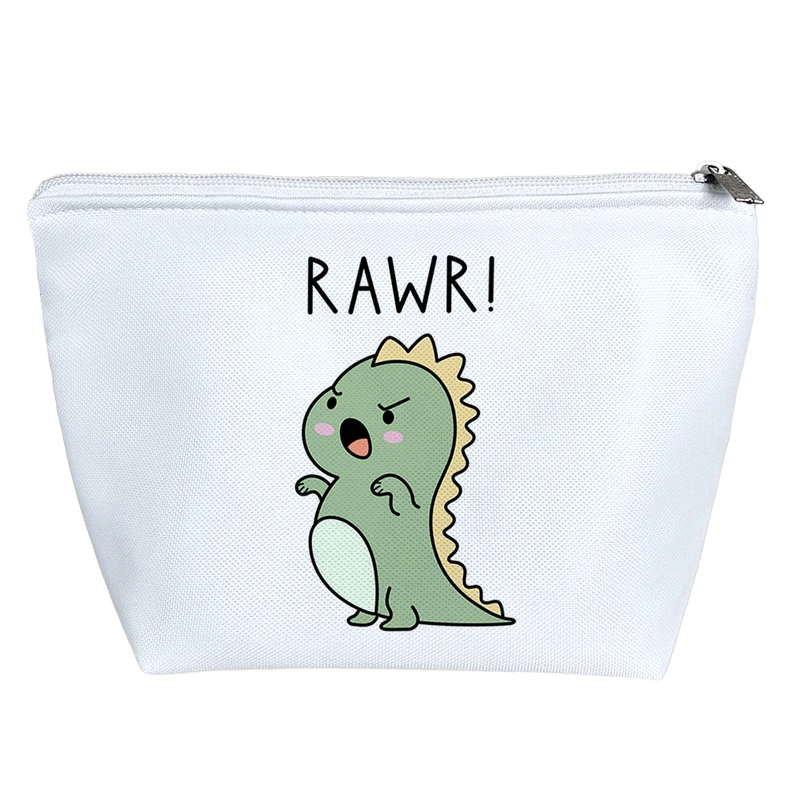 کیف لوازم آرایش دخترانه خندالو مدل دایناسور عصبانی کد H1035