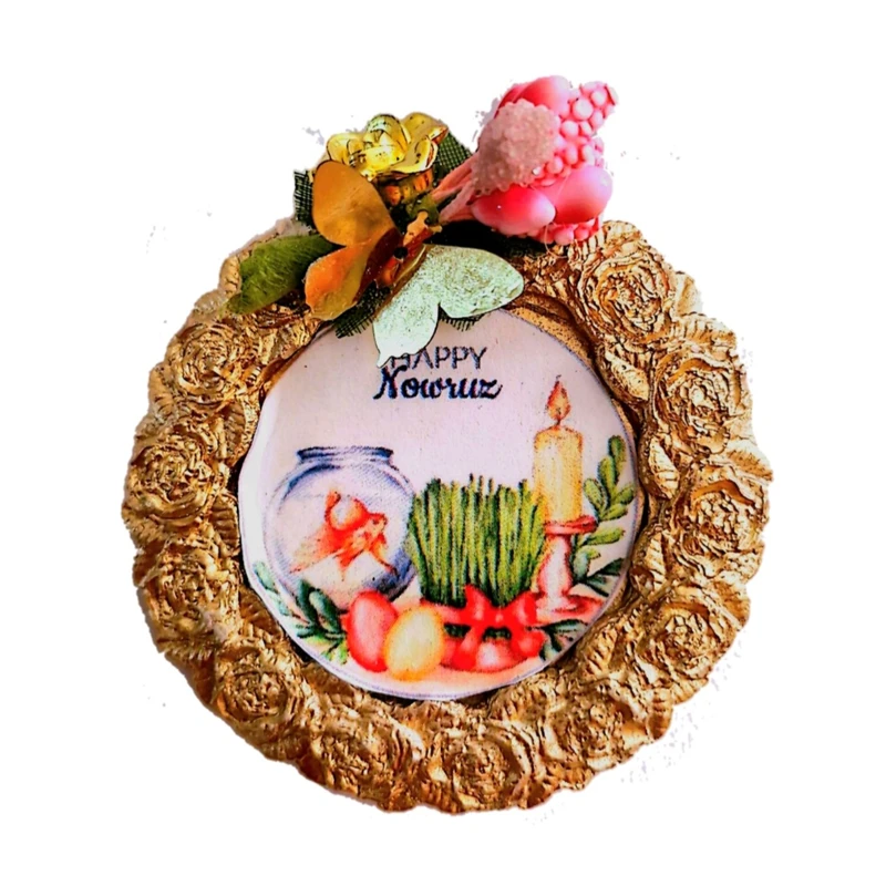 گیفت مدل بهار طرح قاب هفتسین بسته 20 عددی