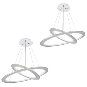   لوستر مدرن چشمه نور کد  A6302/2H-Pro مجموعه دو عددی