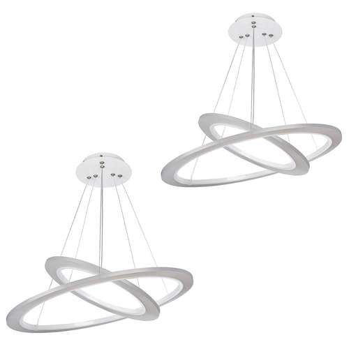   لوستر مدرن چشمه نور کد  A6302/2H-Pro مجموعه دو عددی