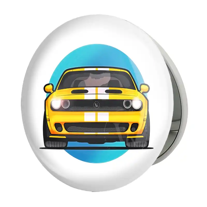 آینه جیبی خندالو طرح ماشین مدل تاشو کد 10356