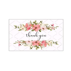 برچسب طرح تشکر مدل برش نخورده thank you 2