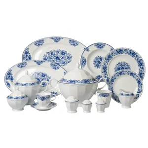 سرویس غذاخوری 103 پارچه 12 نفر چینی زرین ایران مدل نئوکلاسیک فلورنتیا درجه یک