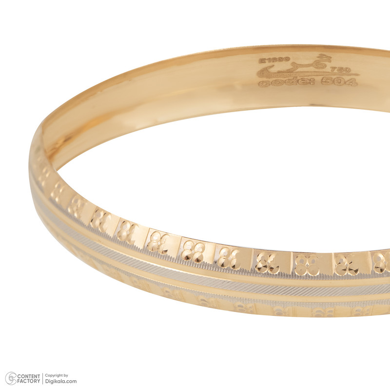 النگو طلا 18 عیار زنانه ثمر مدل شمس سایز 3