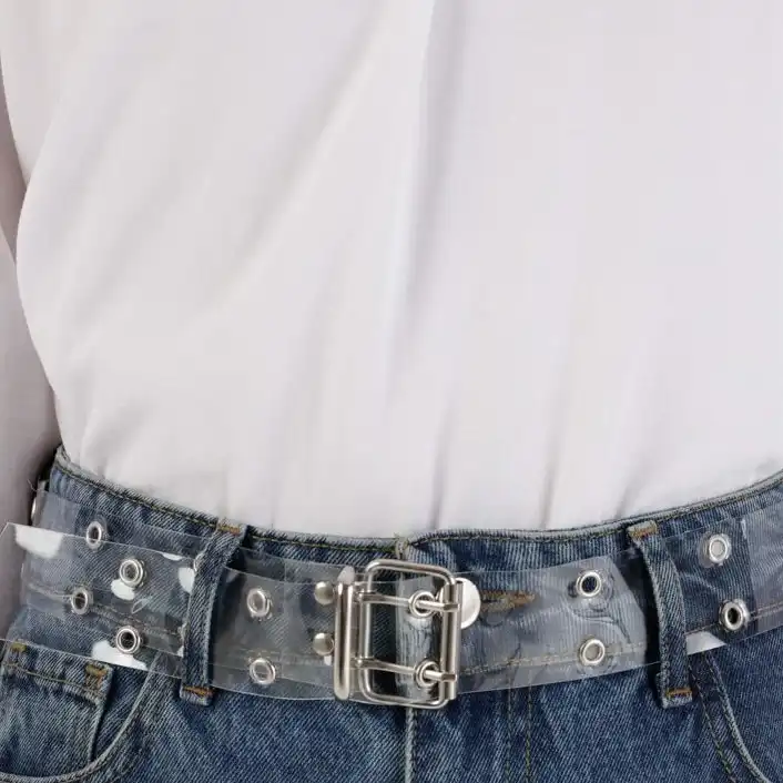 کمربند دخترانه مدل پانچ حلقه دار تلقی کد 0006