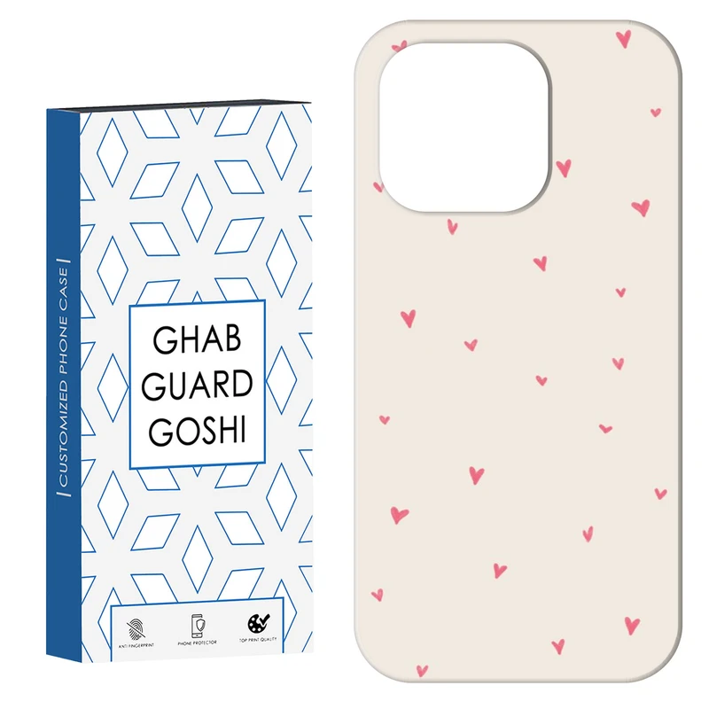 کاور قاب گارد گوشی طرح قلب کد Dimo-177 مناسب برای گوشی موبایل اپل IPHONE 15 PRO MAX   