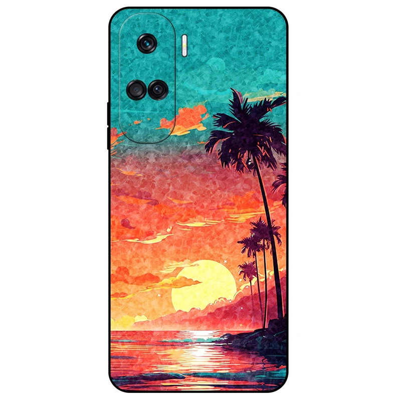 کاور مگافون طرح تابستان مدل 8000 مناسب برای گوشی موبایل آنر X9A      