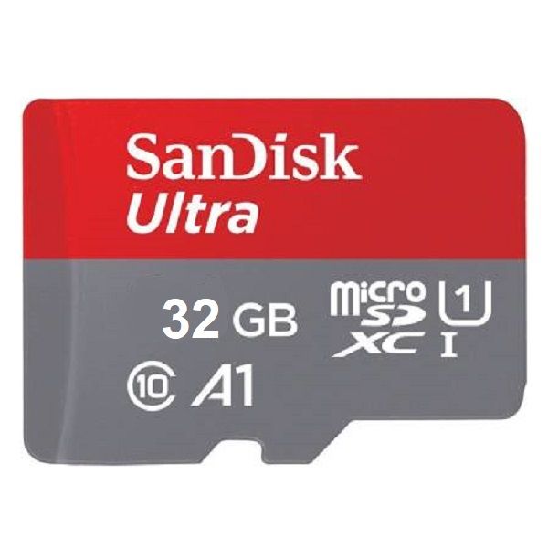   کارت حافظه microSDXC سن دیسک مدل Ultra A1 کلاس 10 استاندارد UHS-I سرعت 120MBps ظرفیت 32 گیگابایت