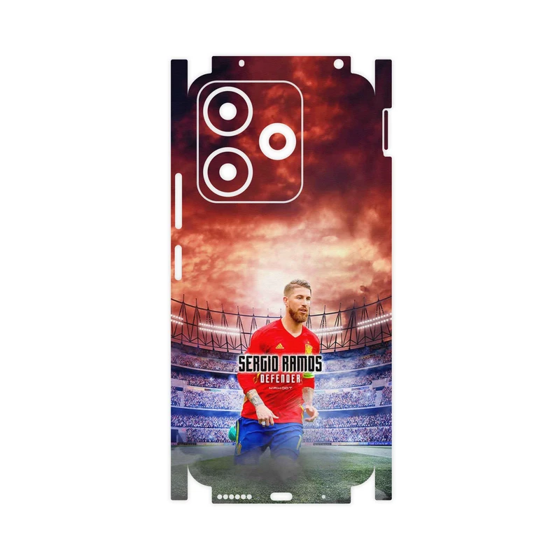 برچسب پوششی ماهوت مدل Sergio Ramos-FullSkin مناسب برای گوشی موبایل شیائومی Redmi 13x
