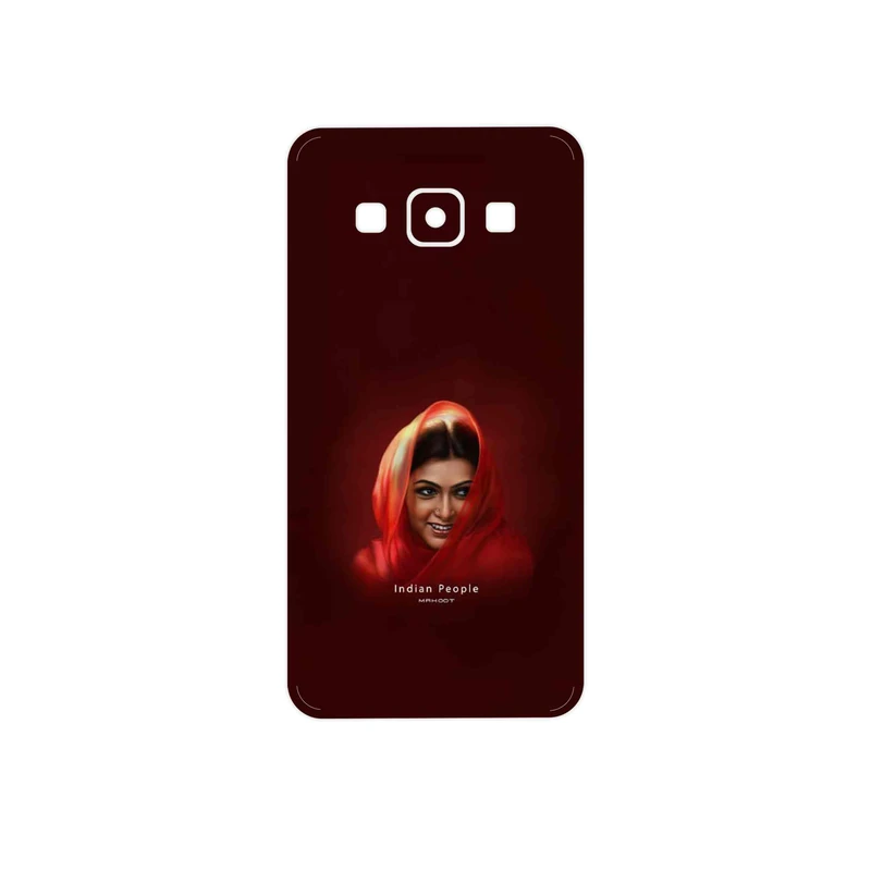 برچسب پوششی ماهوت مدل Portrait of an Indian Woman مناسب برای گوشی موبایل سامسونگ Galaxy A3