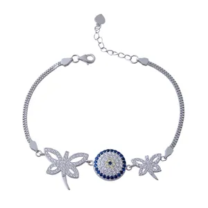    دستبند نقره زنانه بازرگانی میلادی کد DP_226