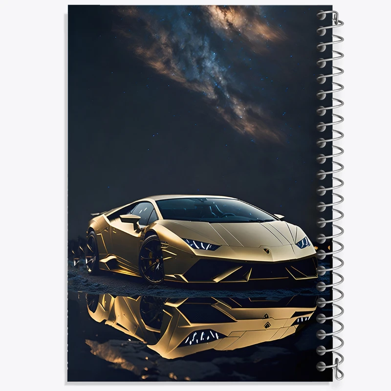 دفتر شطرنجی 50 برگ خندالو طرح ماشین اسپرت کد F5191