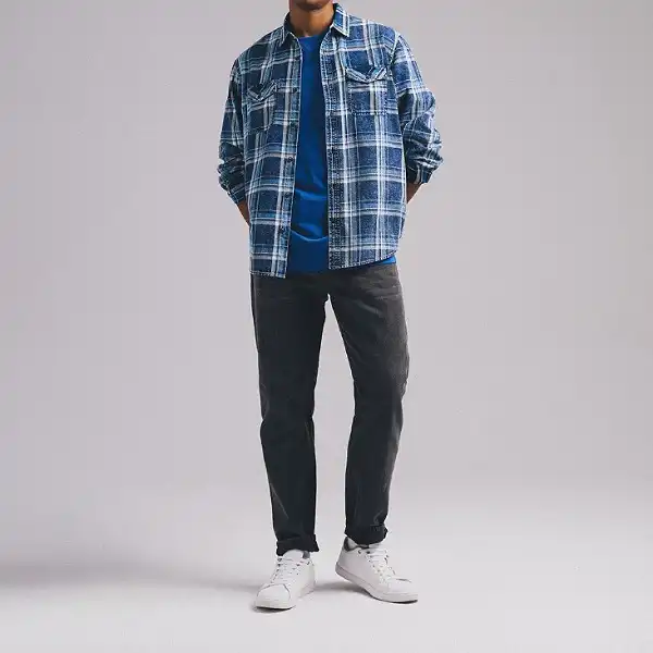 پیراهن آستین بلند مردانه دایورس مدل FANS