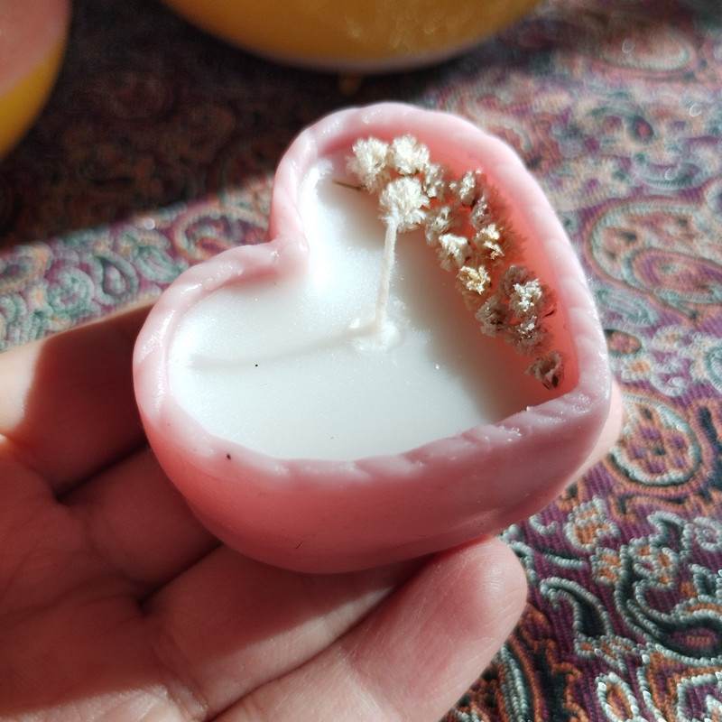 قالب شمع مدل شمع قلب