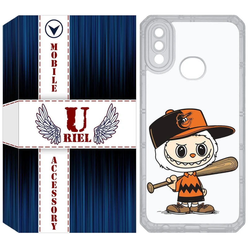 کاور یوریل مدل Clear کد 128 طرح لبوبو مناسب برای گوشی موبایل سامسونگ Galaxy A10S / M10S