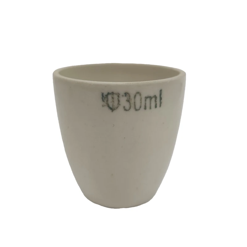 کروزه آزمایشگاهی مدل سرامیکی حجم 30 میلی لیتر