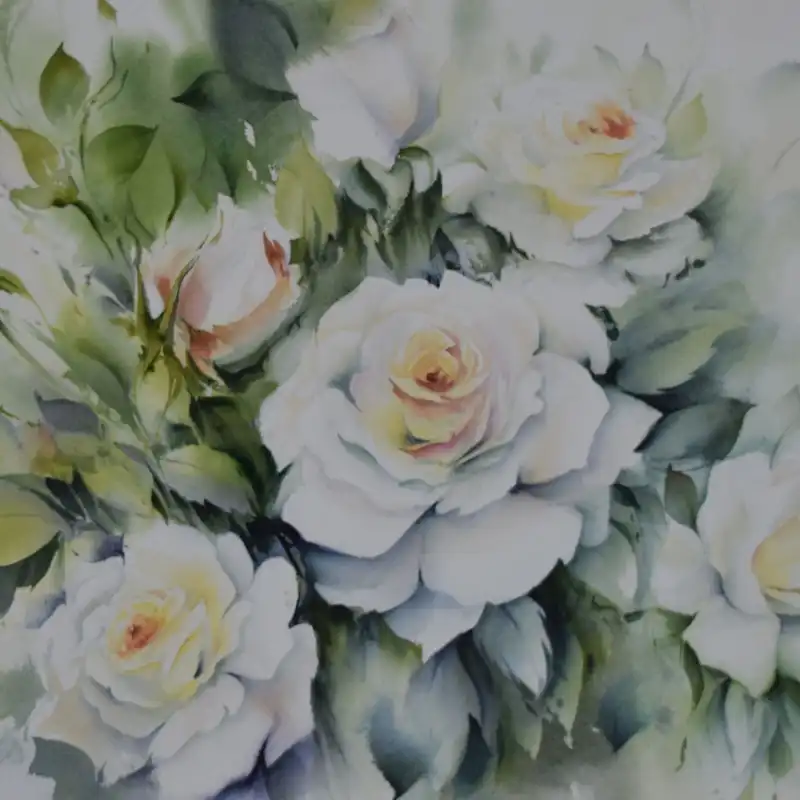 نقاشی آبرنگ طرح طبیعت کد 003