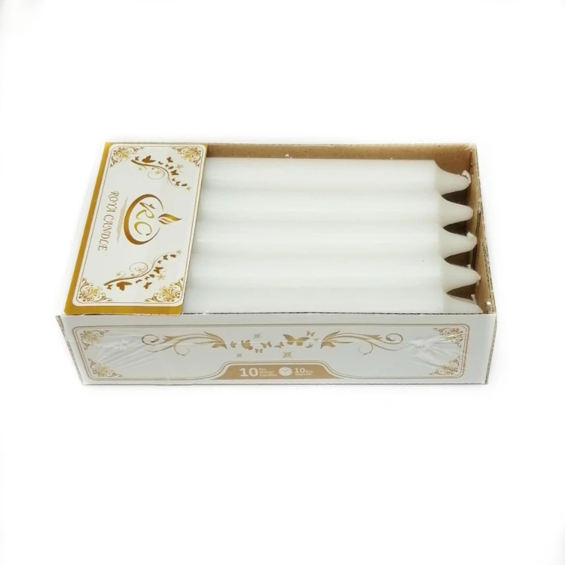 شمع مدل قلمی کلاسیک کد c10 بسته 10 عددی