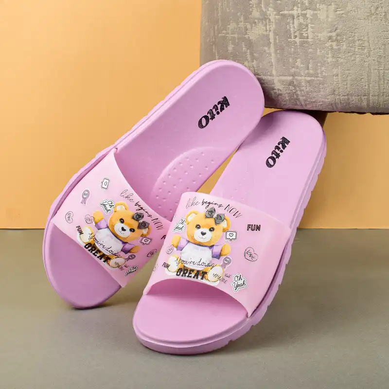 دمپایی زنانه کیتو مدل FUNNY TEDY BEAR BNF.4004