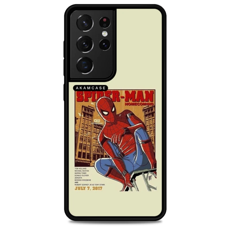 کاور آکام مدل AMC-WSGS21U-SPIDER MAN14 مناسب برای گوشی موبایل سامسونگ Galaxy S21 Ultra
