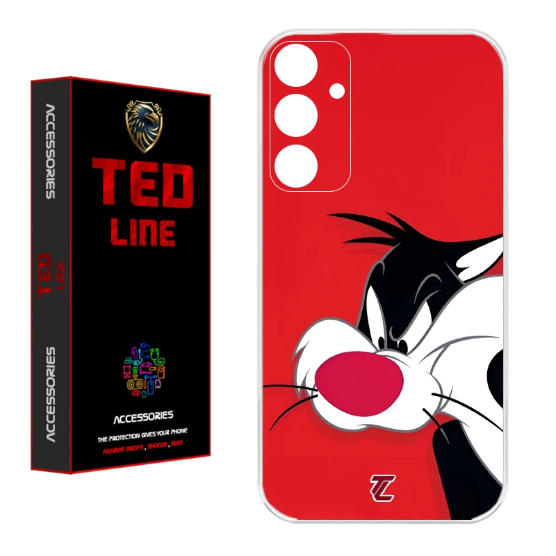 کاور تدلاین طرح کارتون سیلوستر کد 1221 مناسب برای گوشی موبایل سامسونگ Galaxy S24 FE