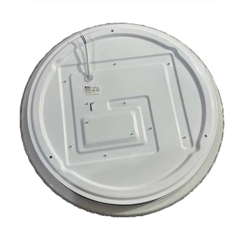 چراغ سقفی 36 وات مودی مدل دوطبقه دور کریستالی