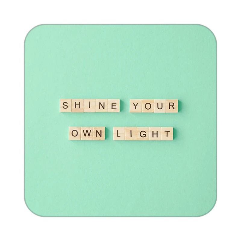 زیر لیوانی کاکتی طرح جملات انگیزشی و مثبت مدل mp24987