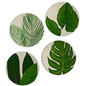 Fig leaf design clay wall hanging
