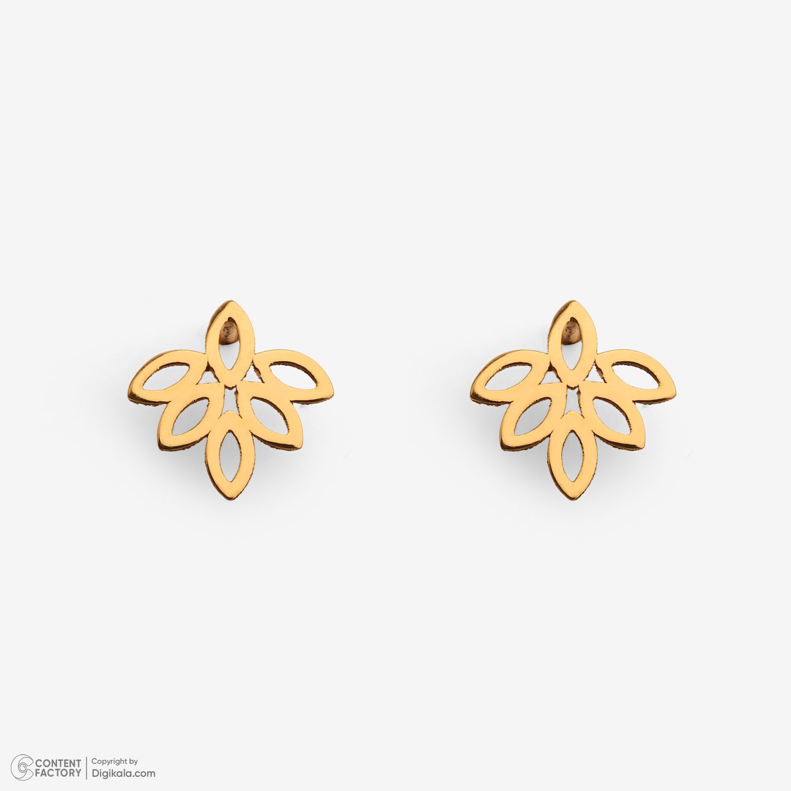 نیم ست طلا 18 عیار زنانه سایا گلد مدل گلبرگ ns13 -  - 6