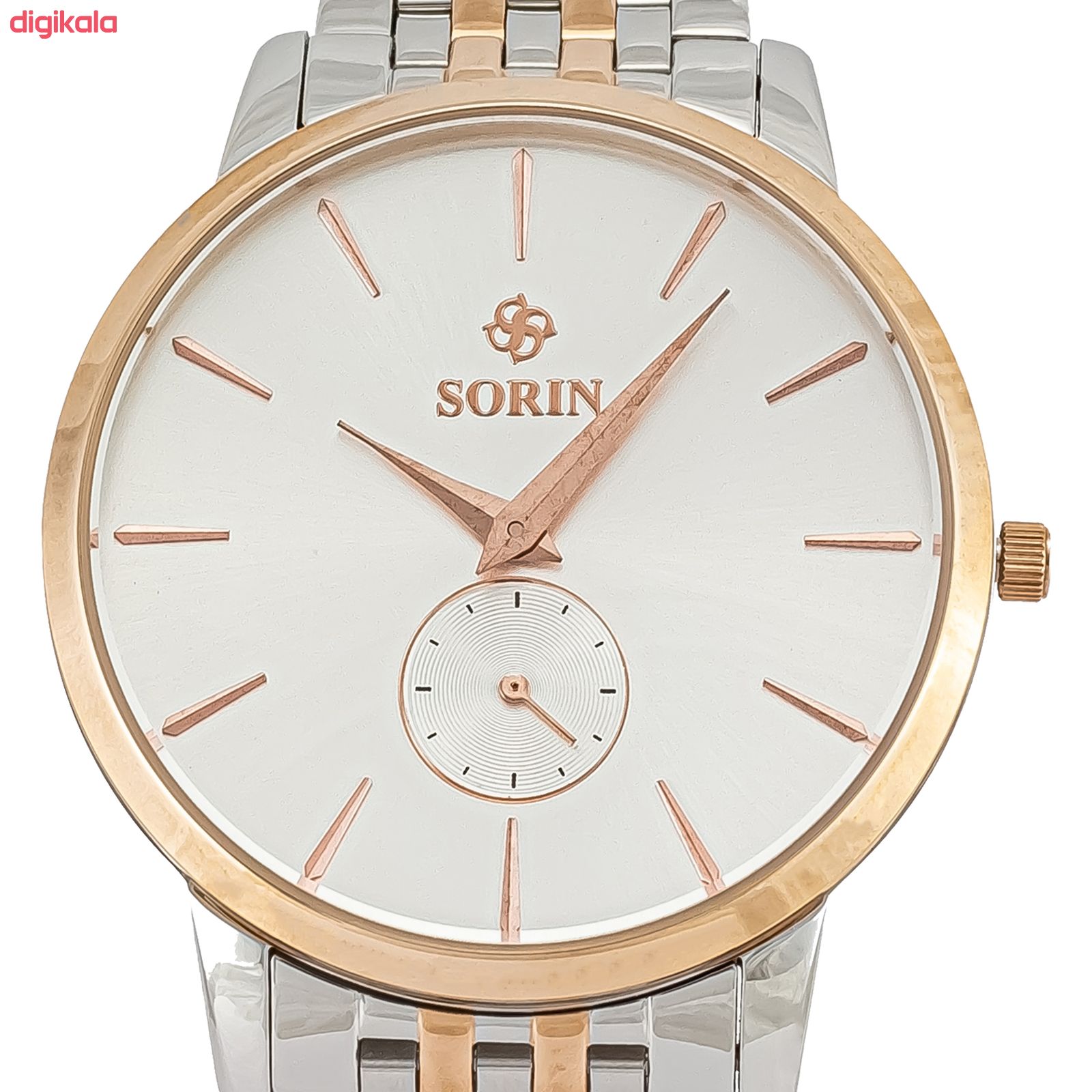 ست ساعت مچی عقربه ای زنانه و مردانه سورین مدل SS0968AG