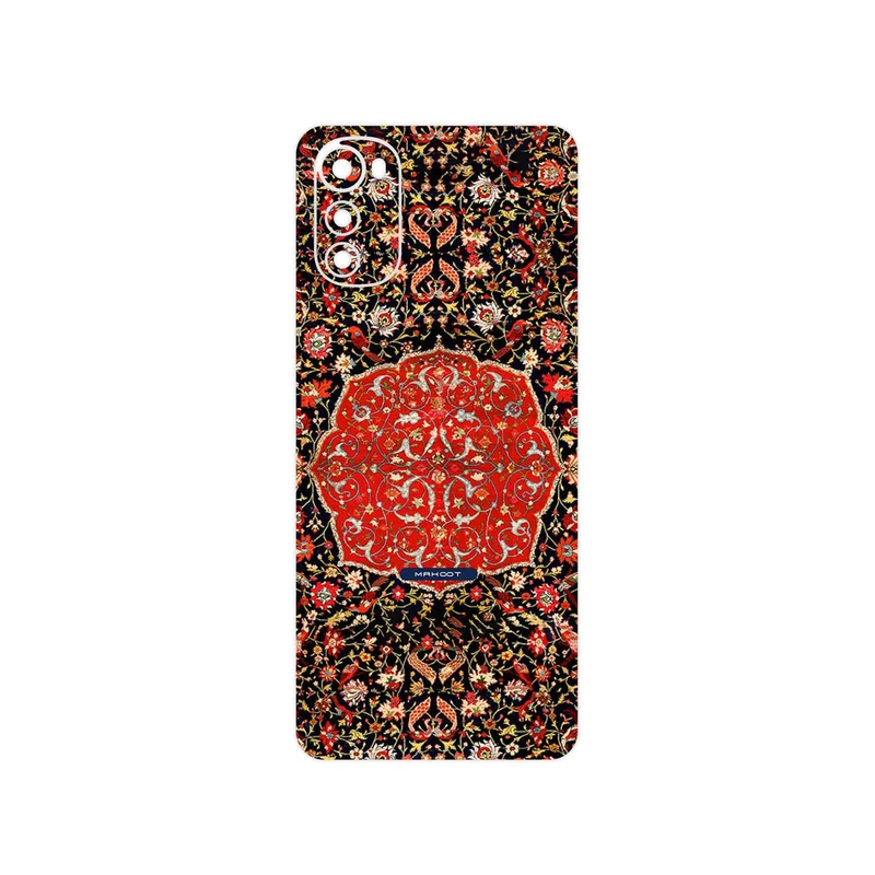برچسب پوششی ماهوت مدل Persian_Carpet_Red مناسب برای گوشی موبایل موتورولا Moto E32s