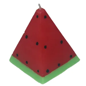 شمع مدل قاچ هندوانه کد 009 بسته 2 عددی