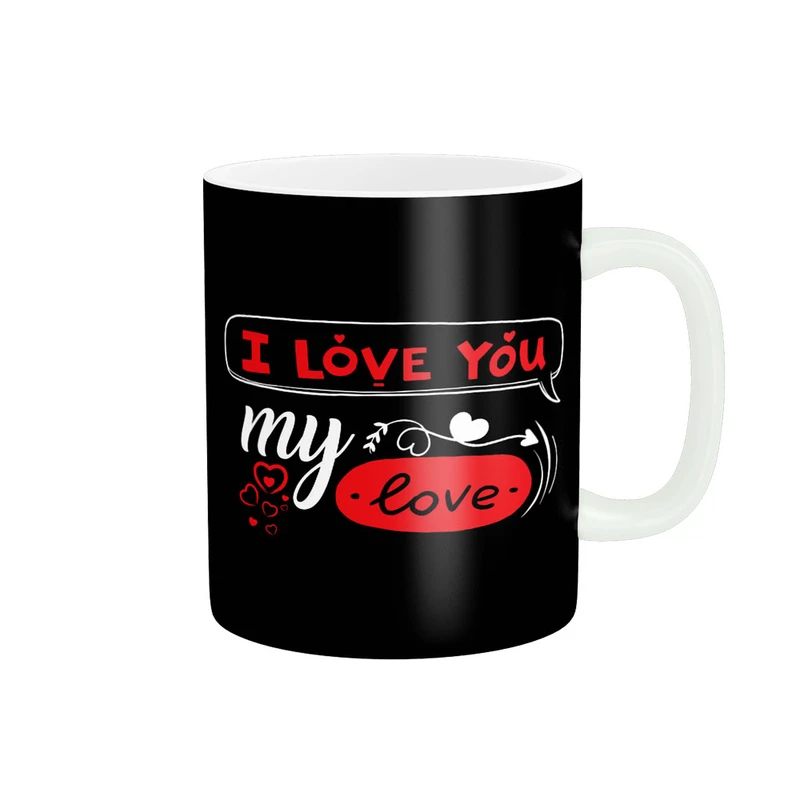 ماگ پادآفرین مدل عشق طرح قلب LOVE کد p6263