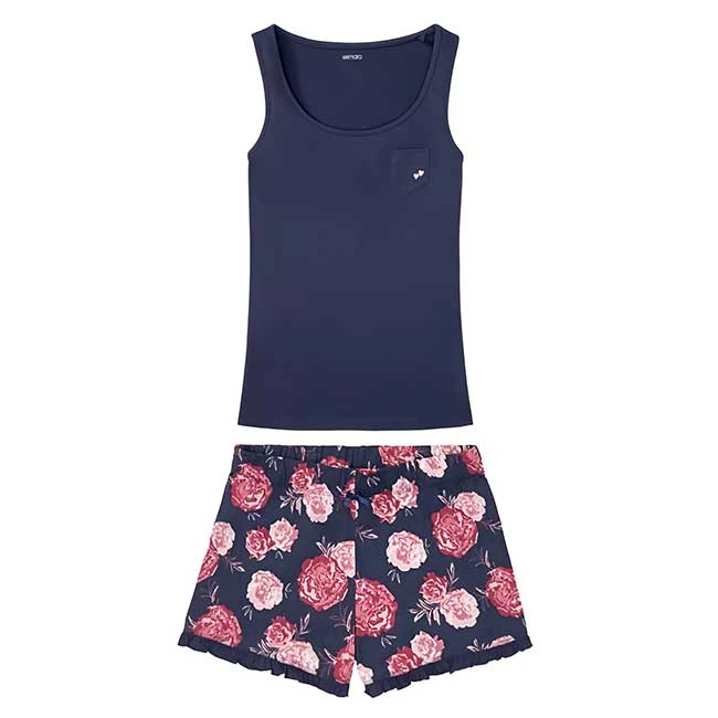 ست تاپ و شلوارک زنانه اسمارا مدل 4030715