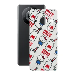 Remax cover stickerLeth model Hello Kitty design suitable for Realme 11 Pro Plus mobile phone